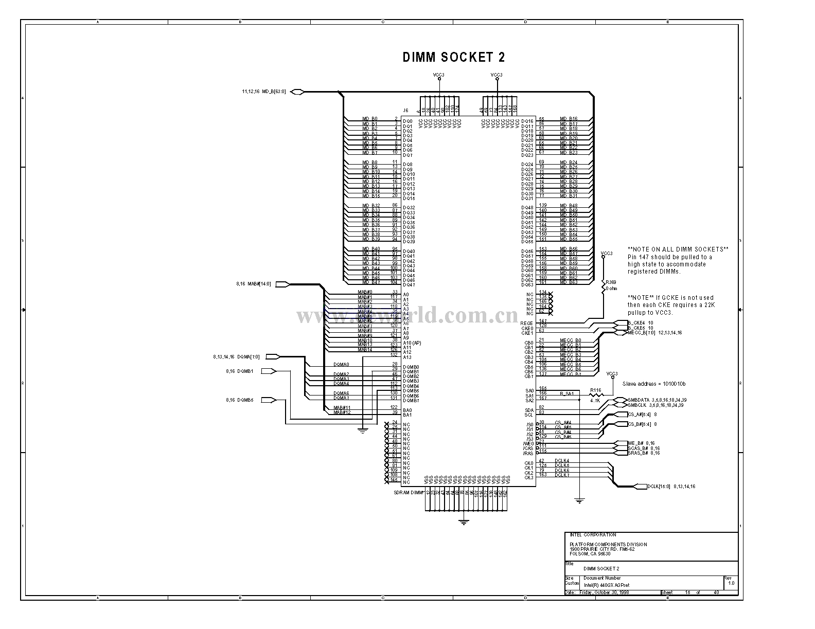 Computer motherboard circuit diagram 440GX_15