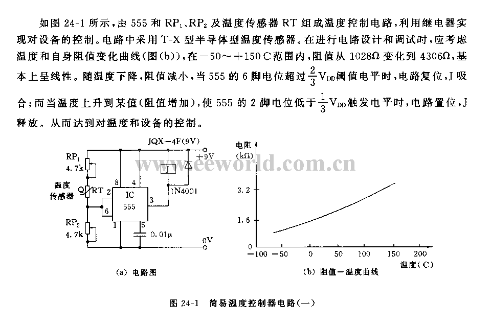 555简易温度控制器(一)