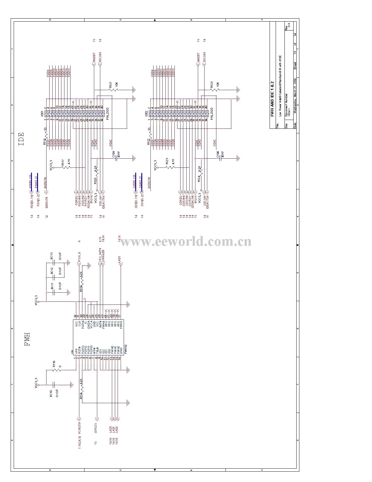 Computer motherboard circuit diagram 815 4_46