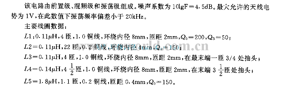 Ultrashortwave receiver circuit tuned by edge-capacitor