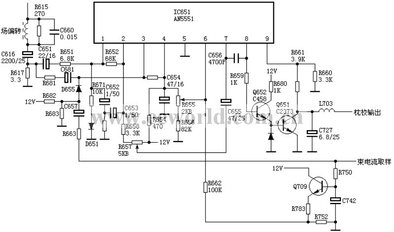 Hitachi CMT2988 pillow calibration circuit