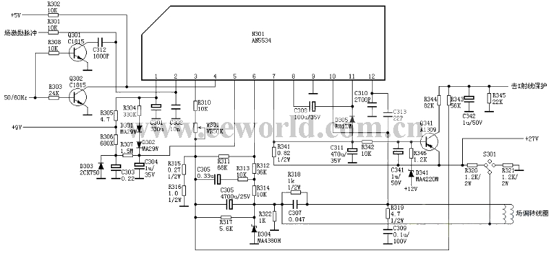 Field output circuit: AN5534