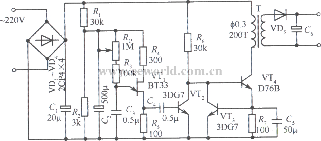 Separately excited switching regulated power supply part 2