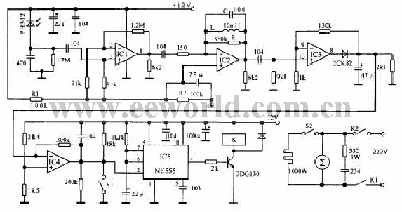 Automatic hand dryer circuit diagram