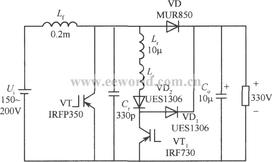 300kHz600WZVT--PWM boost变换器