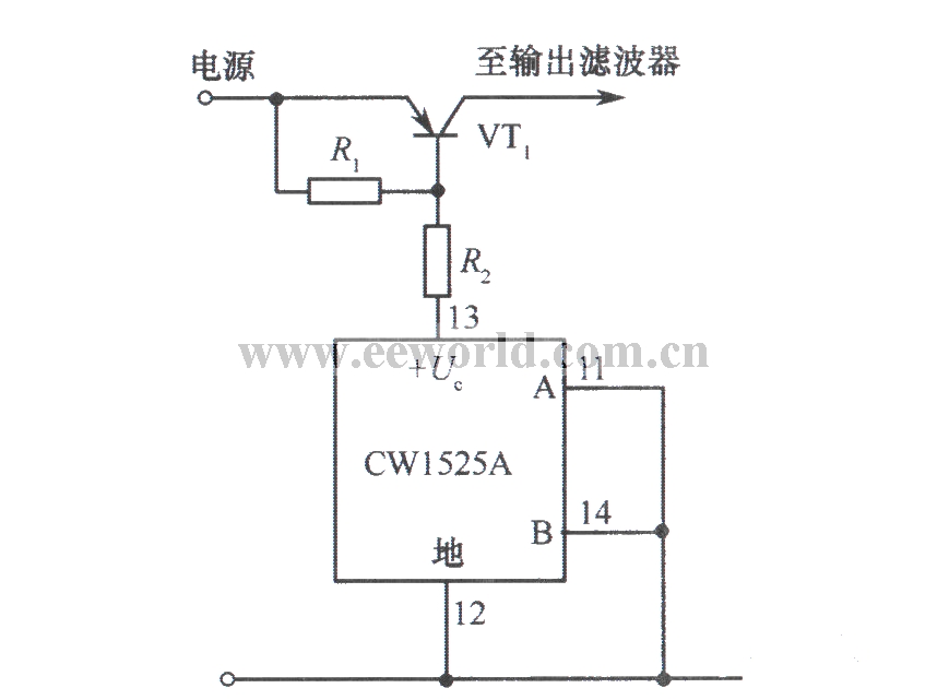 CWl525A单端并用电路