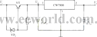 One of the high input integrated regulated power supply circuits