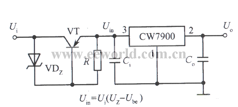 One of the high input voltage integrated regulated power supply circuits