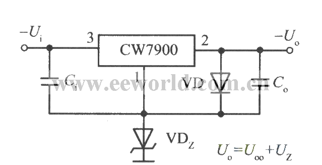 高输出电压集成稳压电源电路之二