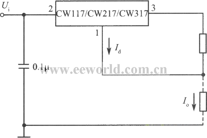 CW117组成的标准恒流源电路