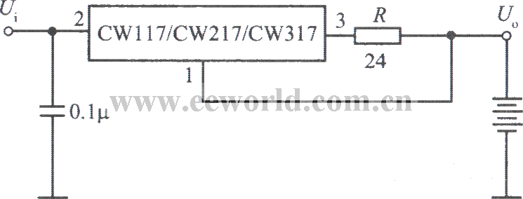 CW117组成的恒电流电池充电器