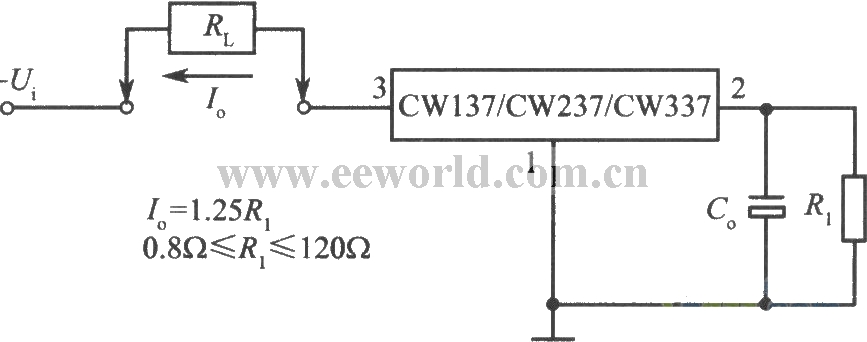 CW137组成的恒流源电路