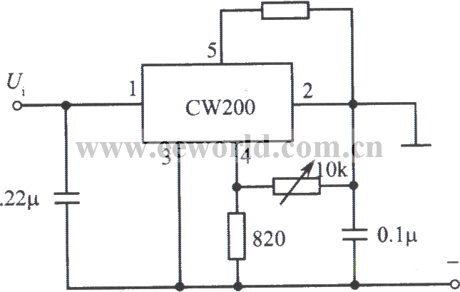 BG602组成的负输出电压集成稳压电源之二