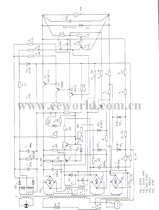 1～30V﹑5A稳压电源电路