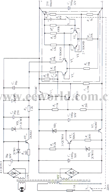 25V精密稳压电源电路