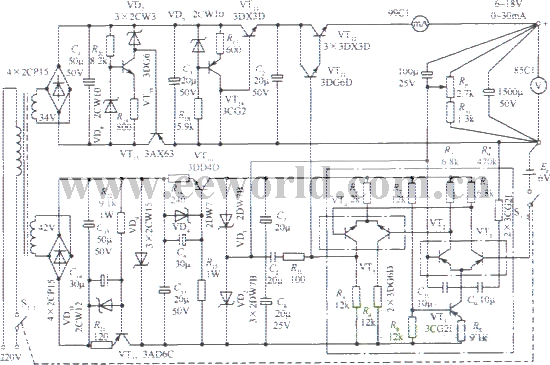 6～18V精密稳压电源电路