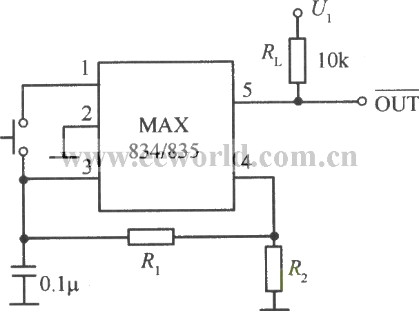 MAX834/835的典型应用电路