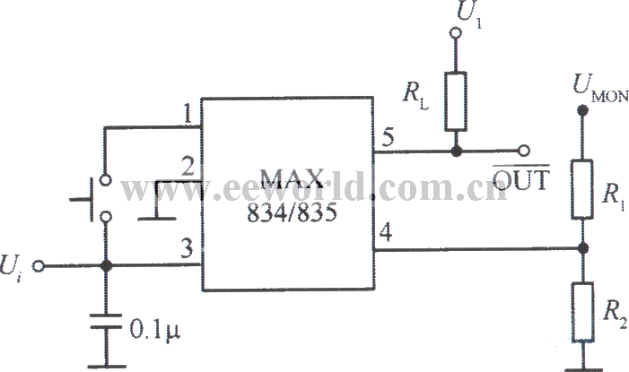 MAX834／835监视其他电压的电路