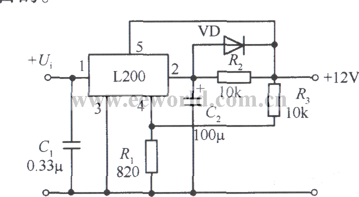 L200构成电源中的软启动电路