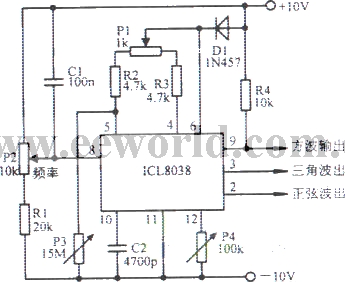 20kHz～20kHz可变音频振荡器