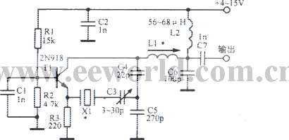 15～65MHz third harmonic oscillator