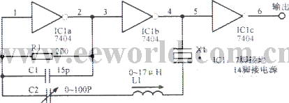 2～20MHz variable frequency transistor oscillator