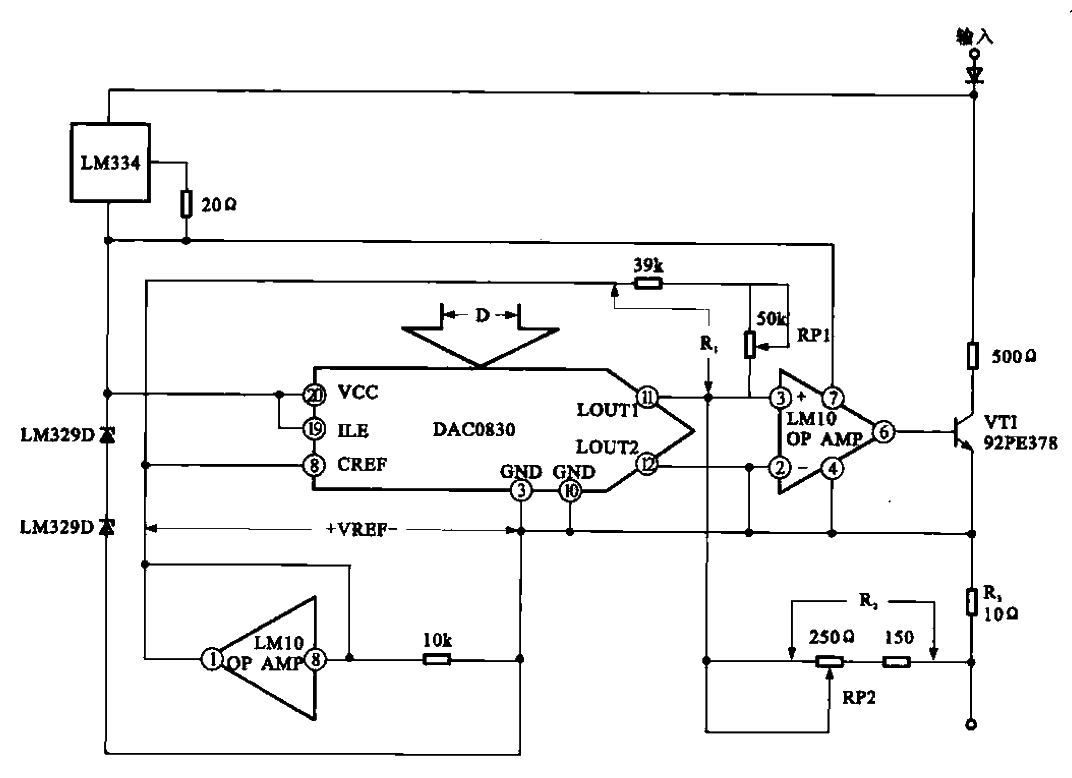 Digital current loop control circuit