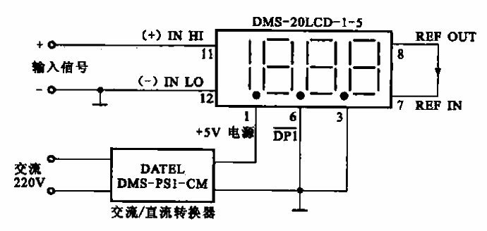 Single-ended input circuit (5V power supply)