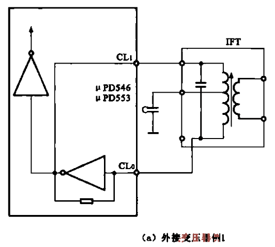 External circuit structure of CPU clock signal generation circuit a