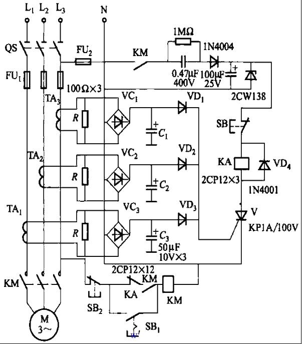 Motor overcurrent protection circuit