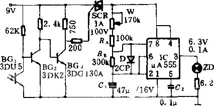 Night target display<strong>Circuit diagram</strong>