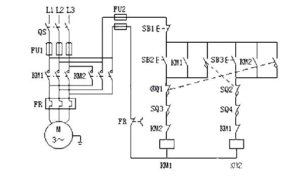 Complete electric drag control circuit diagram