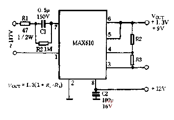 <strong><strong>The output voltage</strong></strong> is 1.3V-9V<strong><strong>Power supply circuit diagram</strong></strong>.gif