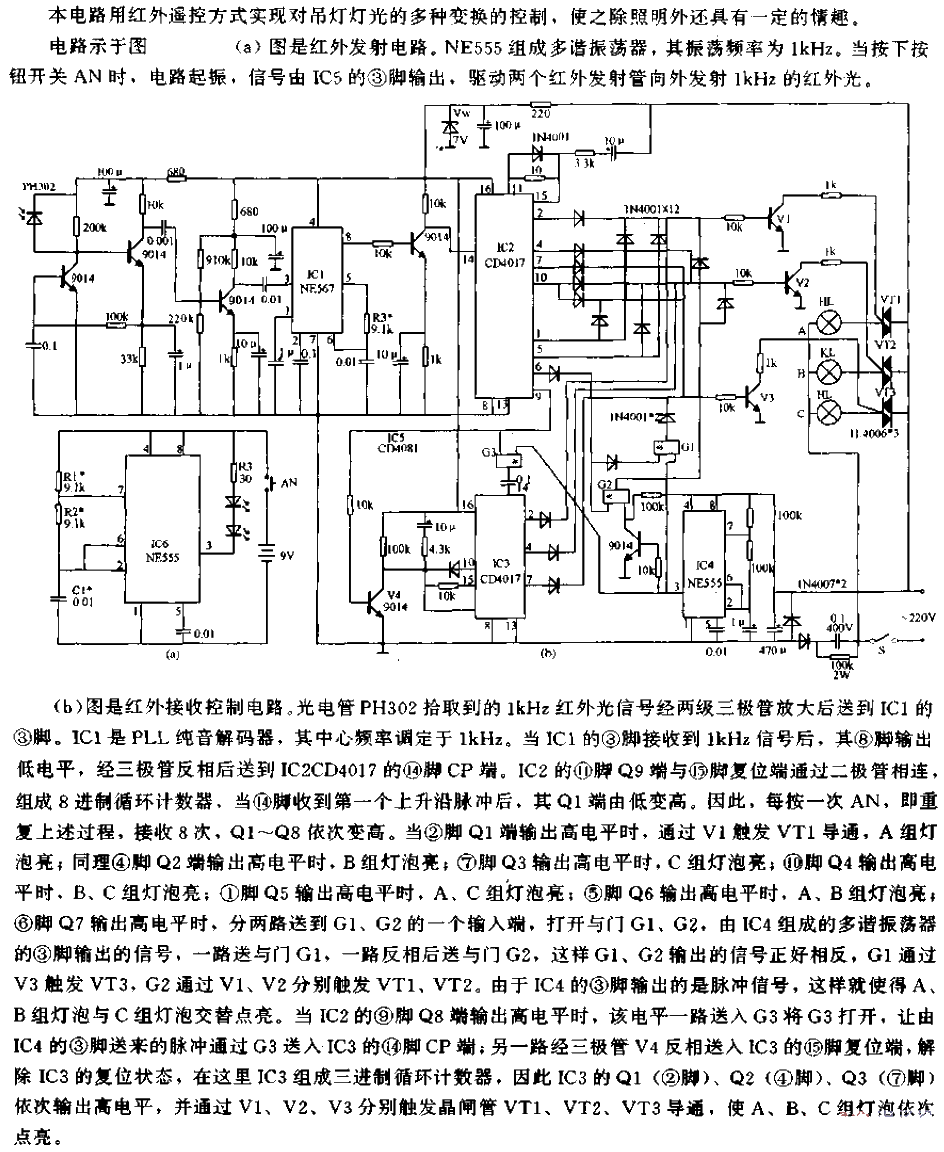 Multifunctional<strong>infrared remote control</strong><strong>chandelier</strong><strong>circuit</strong>.gif