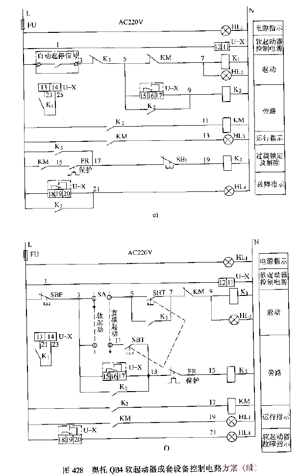 Otto QB4 soft starter complete set of equipment (continued 2)