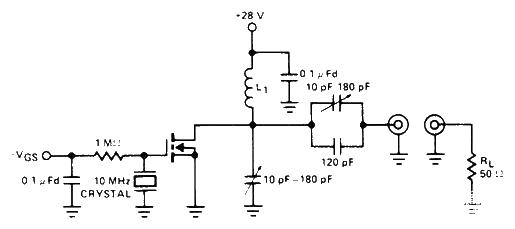 A vacuum tube field effect transistor circuit diagram