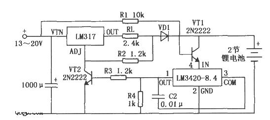 LM3420-8.4 special lithium battery charger