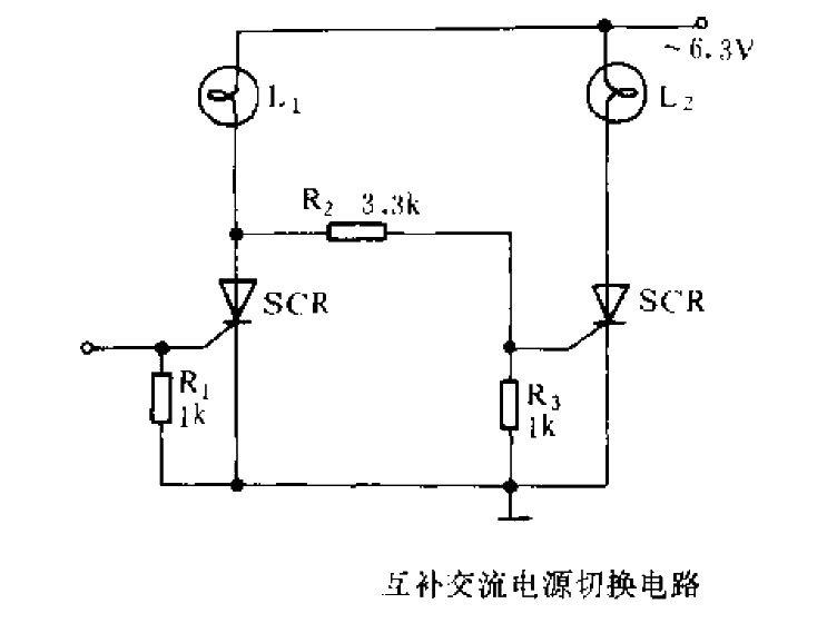 Complementary AC Power Switching Circuit