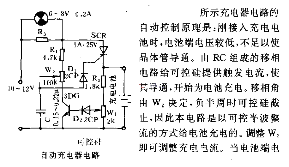 <strong>Silicon controlled</strong><strong>Automatic charger</strong> circuit.gif