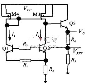 Simple high voltage reference circuit diagram