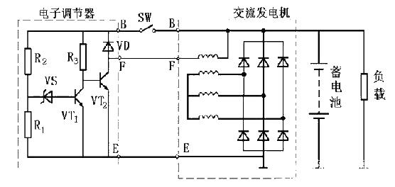 Electronic regulator basic circuit