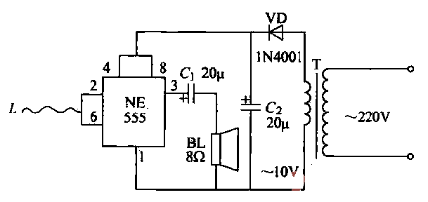 48. Human hand sensor<strong>Alarm circuit</strong>.gif