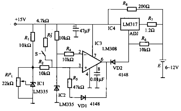 38.<strong>Nickel-cadmium battery</strong><strong>Quick charger</strong><strong>Temperature control circuit</strong>.gif