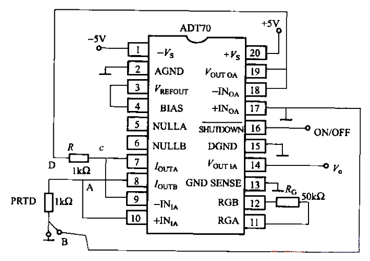 47.<strong>ADT</strong>70<strong>Platinum thermal resistance</strong><strong>Temperature measurement circuit</strong>.gif