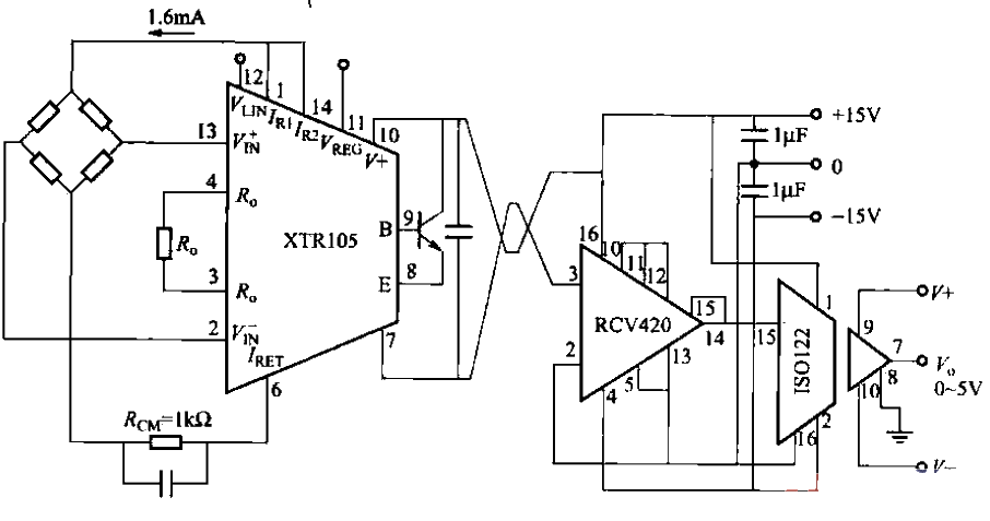 32. Bridge Measurement-0 to 5V<strong>Voltage</strong>Isolation<strong>Output Circuit</strong>.gif