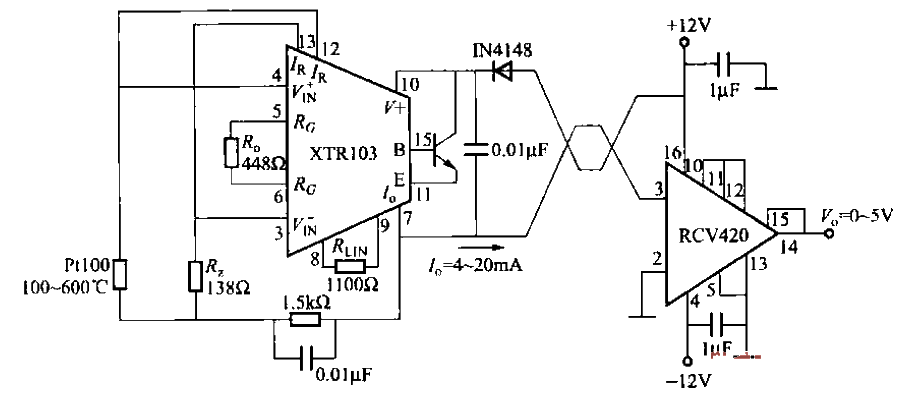 31.RTD<strong>Temperature measurement</strong>-<strong>Voltage and current</strong><strong>Output circuit</strong>.gif