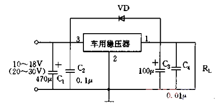 <strong><strong>Automotive</strong></strong>Commonly used<strong><strong>Integrated voltage regulator</strong></strong><strong><strong>Application circuit</strong></strong >03.gif