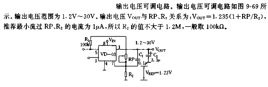 Micropower<strong><strong>Low Voltage</strong></strong>Differential Adjustable<strong><strong>Integrated Voltage Regulator</strong></strong><strong><strong>Application Circuit</strong ></strong>.gif