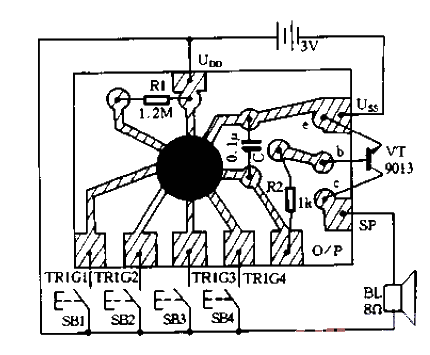 Ever-changing sound and light<strong><strong><strong>Analog</strong></strong></strong><strong><strong><strong>Controller circuit</strong></strong></strong >07.gif