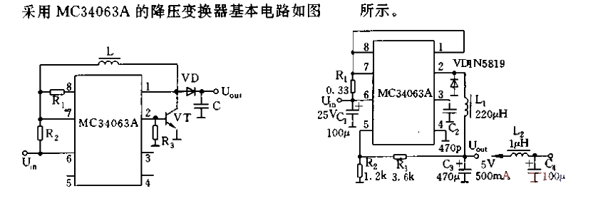 <strong>MC34063</strong>Step-down<strong><strong>Converter Circuit</strong></strong>.gif